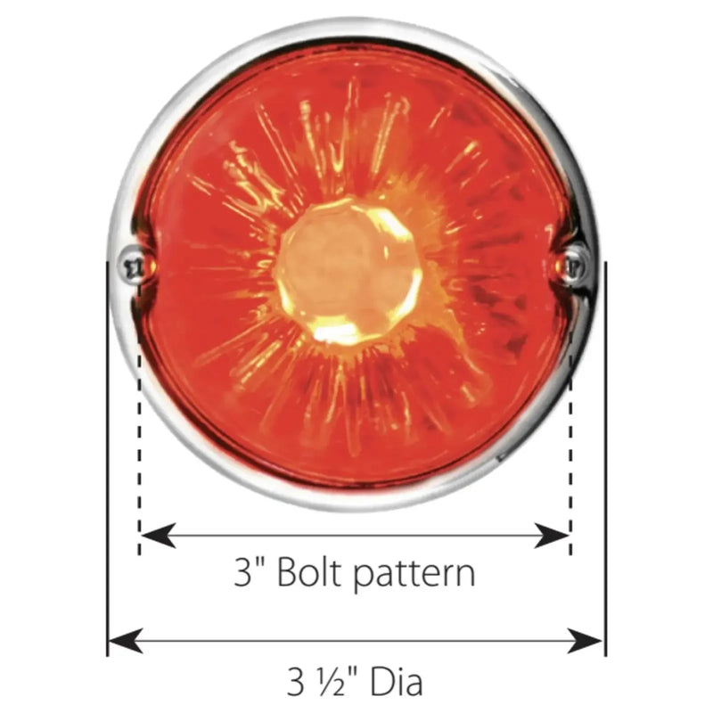 3.5" Classic Watermelon Glass Lens & Stainless Steel Customizable Kit (CHOOSE COLOR AND BULB STYLE) Watermelon Light 1156 BULB BASE (DARK AMBER),1157 BULB BASE (DARK AMBER),1156 BULB BASE (LIGHT AMBER),1157 BULB BASE (LIGHT AMBER),1156 BULB BASE (RED),1157 BULB BASE (RED),1156 BULB BASE (CLEAR),1157 BULB BASE (CLEAR),1156 BULB BASE (SMOKE),1157 BULB BASE (SMOKE) Chocolate