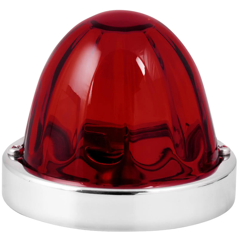 3.5" Classic Watermelon Glass Lens & Stainless Steel Customizable Kit (CHOOSE COLOR AND BULB STYLE) Watermelon Light 1156 BULB BASE (DARK AMBER),1157 BULB BASE (DARK AMBER),1156 BULB BASE (LIGHT AMBER),1157 BULB BASE (LIGHT AMBER),1156 BULB BASE (RED),1157 BULB BASE (RED),1156 BULB BASE (CLEAR),1157 BULB BASE (CLEAR),1156 BULB BASE (SMOKE),1157 BULB BASE (SMOKE) Light Gray