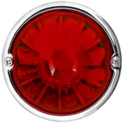 3.5" Classic Watermelon Glass Lens & Stainless Steel Customizable Kit (CHOOSE COLOR AND BULB STYLE) Watermelon Light 1156 BULB BASE (DARK AMBER),1157 BULB BASE (DARK AMBER),1156 BULB BASE (LIGHT AMBER),1157 BULB BASE (LIGHT AMBER),1156 BULB BASE (RED),1157 BULB BASE (RED),1156 BULB BASE (CLEAR),1157 BULB BASE (CLEAR),1156 BULB BASE (SMOKE),1157 BULB BASE (SMOKE) Dark Red