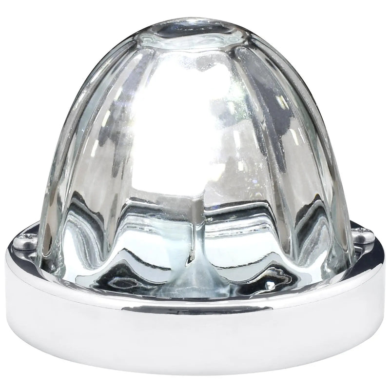 3.5" Classic Watermelon Glass Lens & Stainless Steel Customizable Kit (CHOOSE COLOR AND BULB STYLE) Watermelon Light 1156 BULB BASE (DARK AMBER),1157 BULB BASE (DARK AMBER),1156 BULB BASE (LIGHT AMBER),1157 BULB BASE (LIGHT AMBER),1156 BULB BASE (RED),1157 BULB BASE (RED),1156 BULB BASE (CLEAR),1157 BULB BASE (CLEAR),1156 BULB BASE (SMOKE),1157 BULB BASE (SMOKE) Light Gray