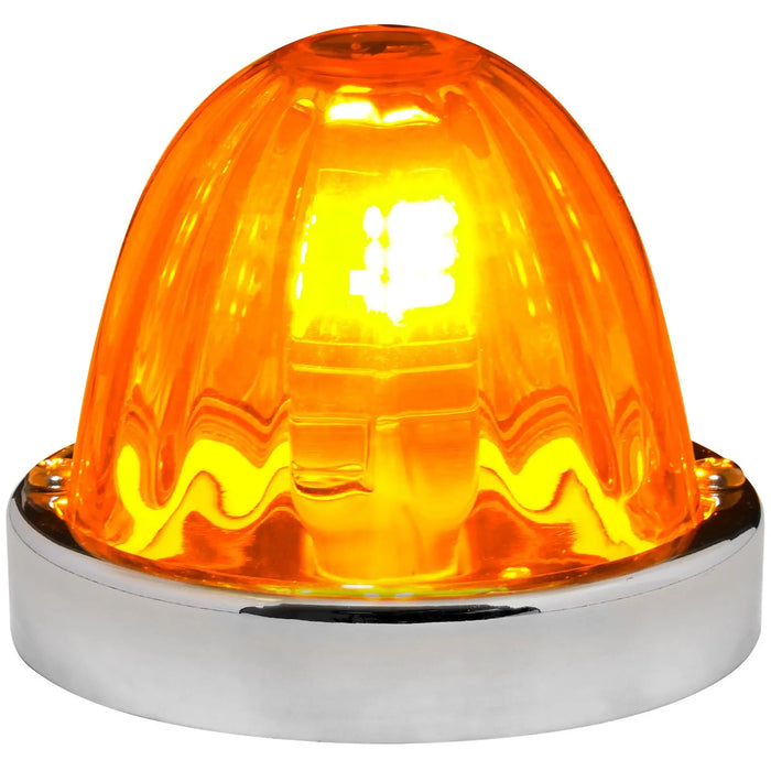 Dark Orange 3.5″ Watermelon PLUS Glass Lens & Stainless Steel Customizable Kit, NO BULB,(CHOOSE COLOR & BULB BASE) Watermelon Light 1156 BULB BASE (DARK AMBER),1157 BULB BASE (DARK AMBER),1156 BULB BASE (LIGHT AMBER),1157 BULB BASE (LIGHT AMBER),1156 BULB BASE (RED),1157 BULB BASE (RED),1156 BULB BASE (CLEAR),1157 BULB BASE (CLEAR),1156 BULB BASE (SMOKE),1157 BULB BASE (SMOKE)