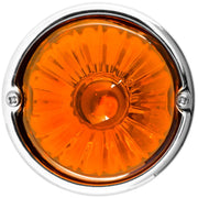 3.5"  Watermelon PLUS Glass Lens & Stainless Steel Customizable Kit, NO BULB,(CHOOSE COLOR & BULB BASE) Watermelon Light 1156 BULB BASE (DARK AMBER),1157 BULB BASE (DARK AMBER),1156 BULB BASE (LIGHT AMBER),1157 BULB BASE (LIGHT AMBER),1156 BULB BASE (RED),1157 BULB BASE (RED),1156 BULB BASE (CLEAR),1157 BULB BASE (CLEAR),1156 BULB BASE (SMOKE),1157 BULB BASE (SMOKE) Chocolate