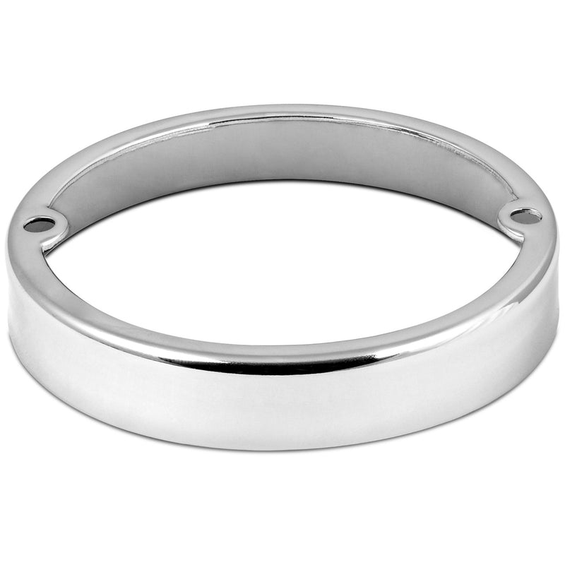 #92505bp Universal Chromed stainless tall bezel for 3.5" Watermelon glass lights