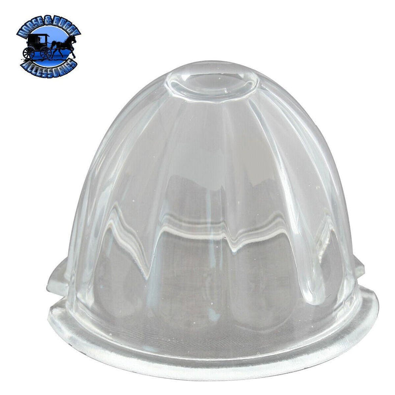 Original Watermelon Real Glass Lens's Replacement (choose color) for 3 1/2" lights watermelon glass lens Clear Lens Gray