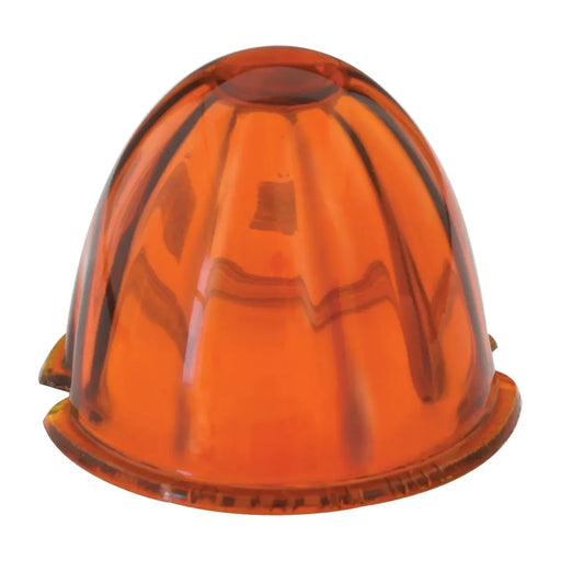 81553 CR. L BRACKET W/DARK AMBER WATERMELON GLASS LIGHT, 1 WIRE watermelon glass lens Chocolate