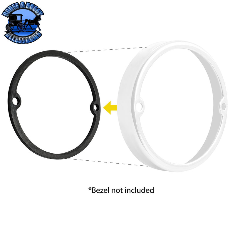 #92525 Black Flat Rubber Lens Gasket for watermelon light