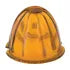81554 CR. L BRACKET W/LIGHT AMBER WATERMELON GLASS LIGHT, 1 WIRE watermelon glass lens White Smoke