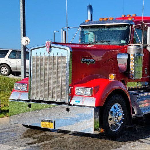 S42-10D-18-1123 18", Mitered, Standard Mount, Tow Holes Dark Slate Gray