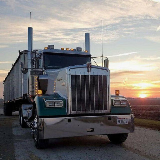 S42-30D-18-1123 18", Mitered, Standard Mount, Step & Tow Holes Light Gray