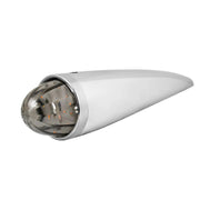 Classic Watermelon LED Cab Light with Chrome Plastic Housing sealed led (Choose Color) LED Cab Light amber/smoke Light Gray