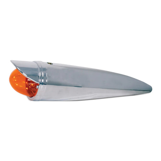 93780 3.5" CR. DIE CAST CAB AMBER/ AMBER SPYDER 8-LED LIGHT Dark Gray