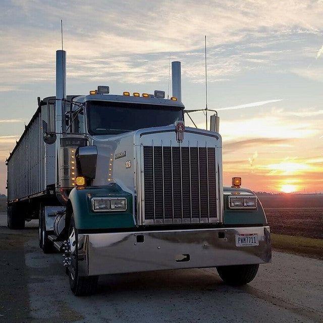 S42-30D-20-1123 20", Mitered, Standard Mount, Step & Tow Holes Light Gray