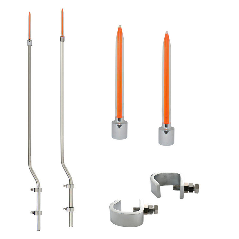 94860 Lighted Bumper Guide in Amber Rocket Style