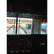 #Kwac-oe-6.5 (Fits all aero cabs) Kenworth visor (old school) 6" drop VISOR Light Gray