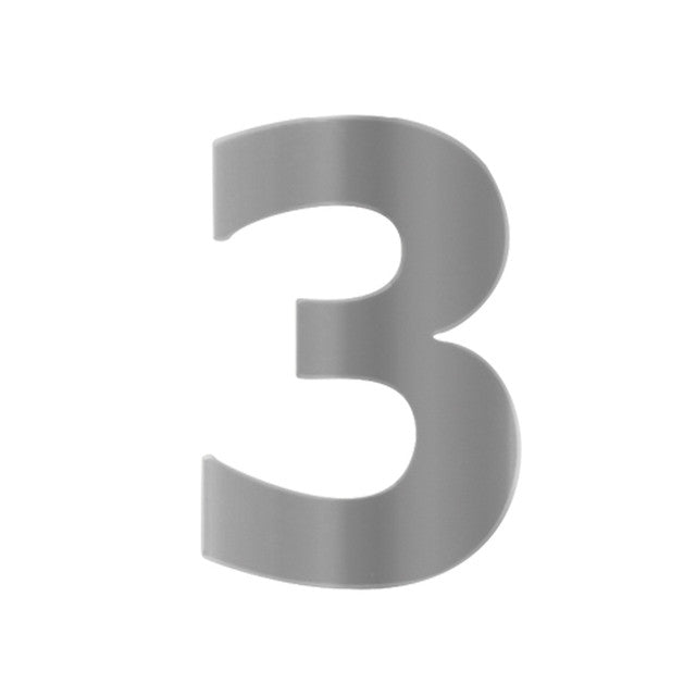 95043 Modern Number Cut Out "3"