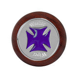 95444 Wiper/Washer Iron Cross Rosewood Dashboard Knob (Purple)