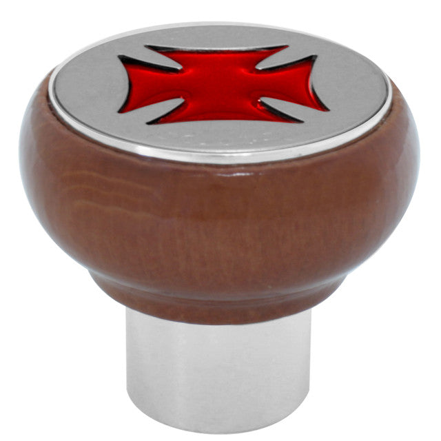 95545 Tractor Iron Cross Wood Air Valve Knob (Red)