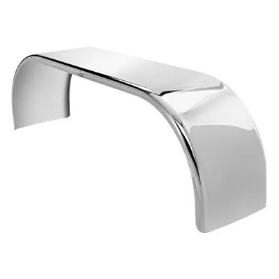 H-9556TF 31'' X 105'' 304SS FULL FLANGED TANDEM FENDEER LOW RIDER (PAIR) FULL FENDERS Light Gray