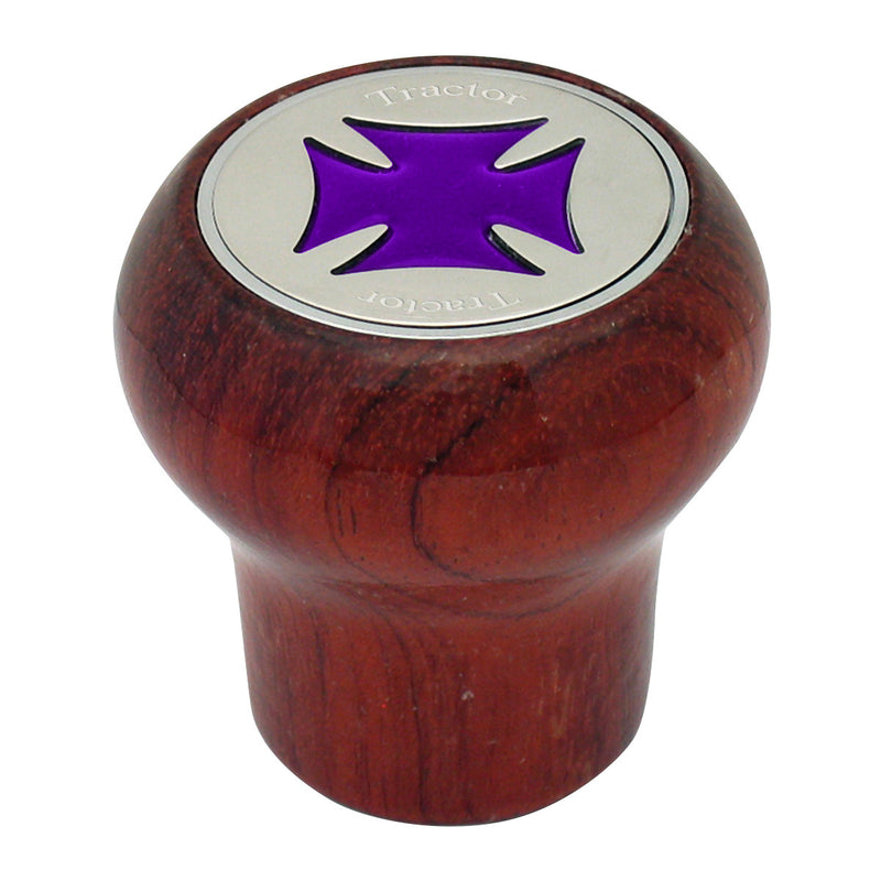 95584 Iron Cross Lg Rosewood Air Valve Knob in Assorted Colors