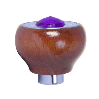 95674 Dashboard Control Knobs with Fan Script Purple Crystal