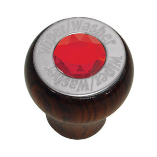 95745 Dashboard Control Knobs with Wiper/Washer Script Crystal Red