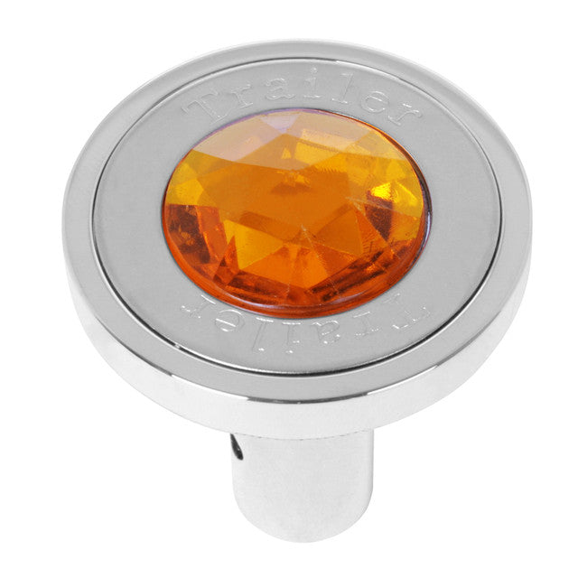 95820 Trailer Pin Hole Style Air Control Knob with Amber Crystal