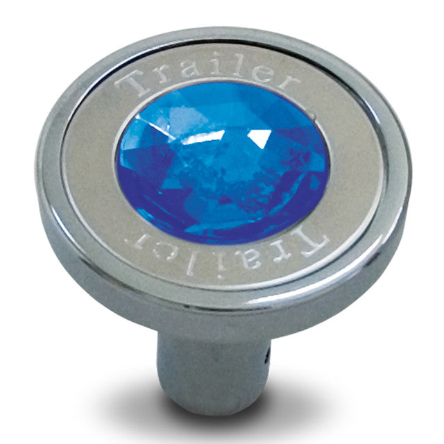 95821 Trailer Pin Hole Style Air Control Knob with Blue Crystal