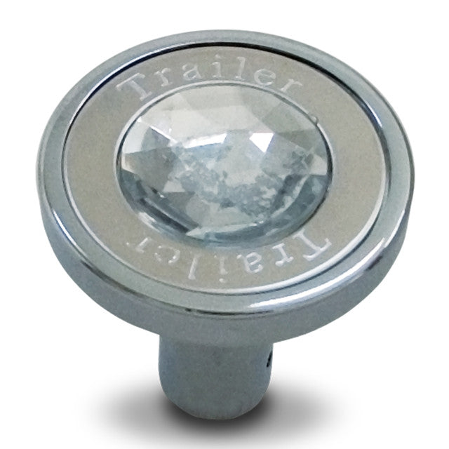 95822 Trailer Pin Hole Style Air Control Knob with Clear Crystal