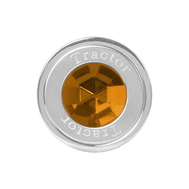 PIN AGUJERO CR. POMO DE AIRE DE ALUMINIO CON TRACTOR Y JOYA ÁMBAR
