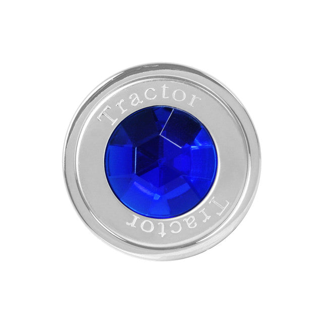 95831 Tractor Pin Hole Style Air Control Knob with Blue Crystal