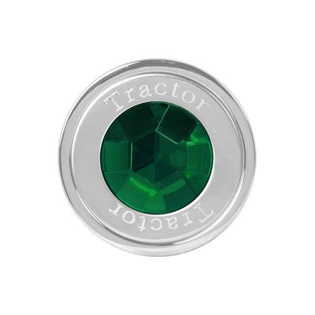 95833 Tractor Pin Hole Style Air Control Knob with Green Crystal