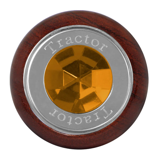 95860 Tractor Script Screw-In Air Valve Control Knobs with Amber Crystal Dark Olive Green