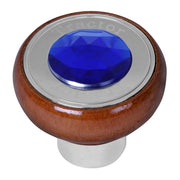 95851 Tractor Script Screw-In Air Valve Control Knobs with Blue Crystal Dark Gray