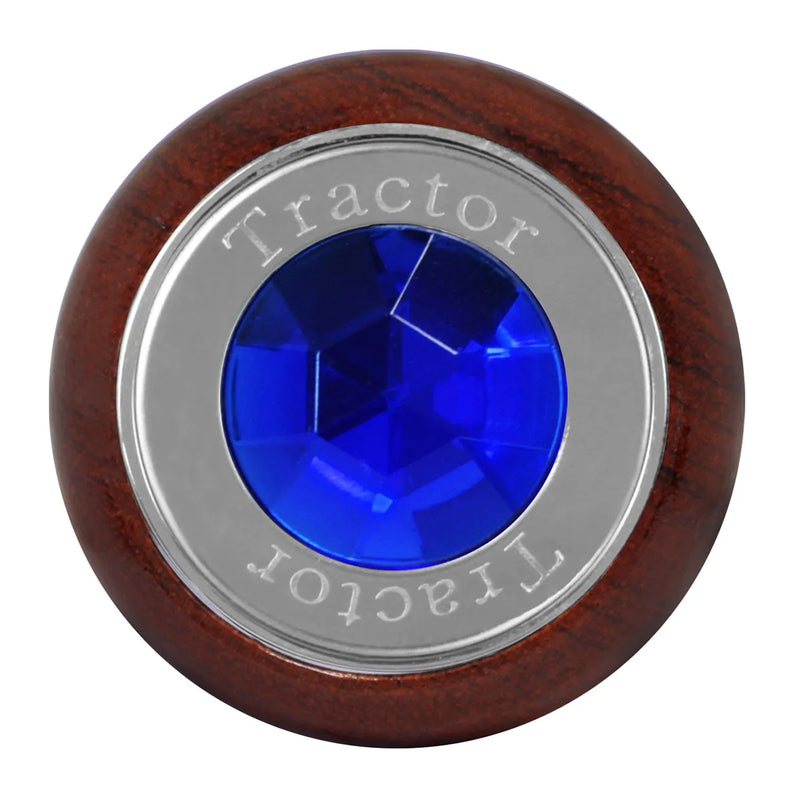 95851 Tractor Script Screw-In Air Valve Control Knobs with Blue Crystal Dark Slate Gray