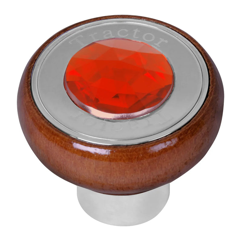 95855 Tractor Script Screw-In Air Valve Control Knobs with  Red Crystal Sienna