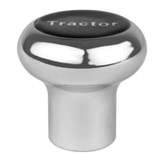 LARGE CR. ALUM. SCREW-IN KNOB W/SILVER TRAILER Gray