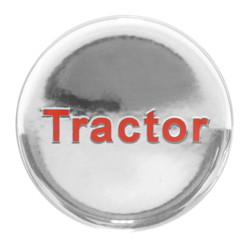 LARGE CR. ALUM. SCREW-IN KNOB W/SILVER TRACTOR Light Gray