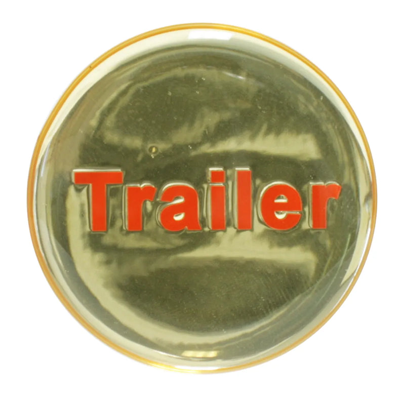 LARGE CR. ALUM. SCREW-IN KNOB W/GOLD TRAILER Dim Gray