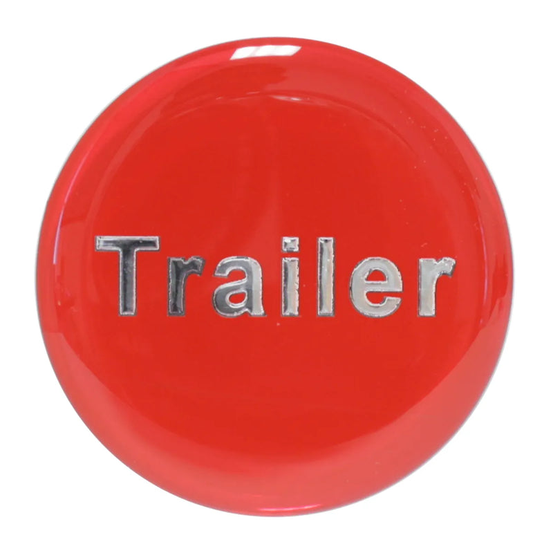 LARGE CR. ALUM. SCREW-IN KNOB W/RED TRAILER Firebrick