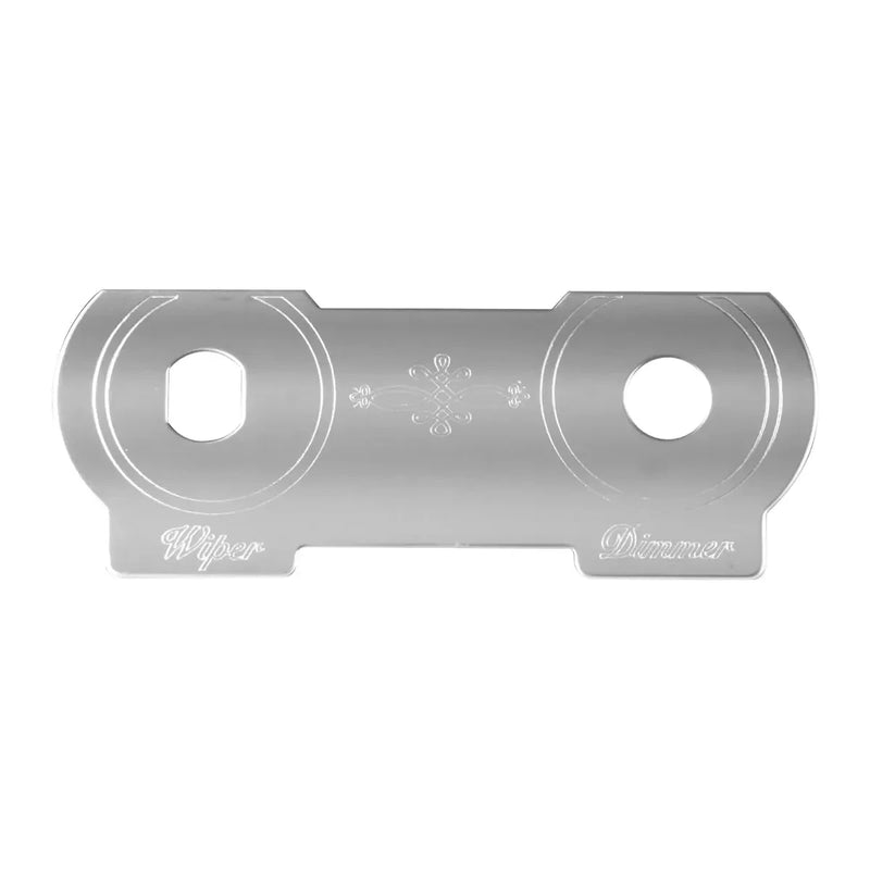 96041 SS WIPER/DIMMER DASH PLATE FOR PETERBILT #96041 Dark Gray