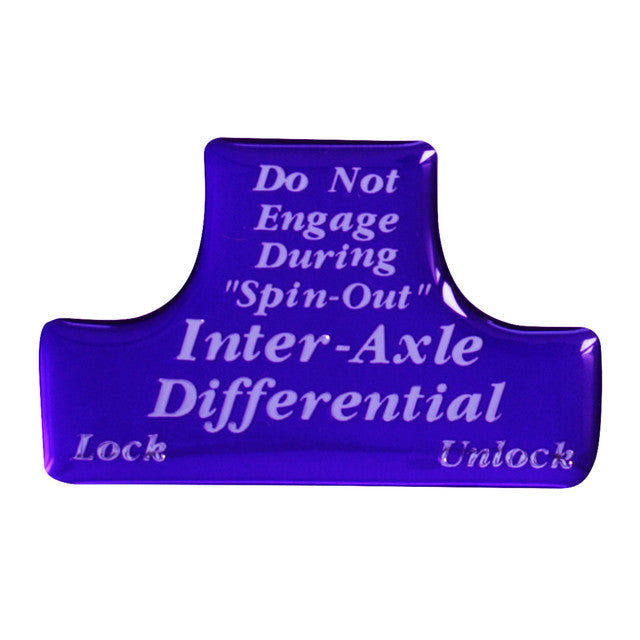 96084 Switch Guard Sticker for Axle Differential (Purple)