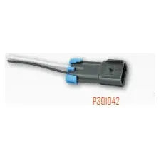 P301042 HARNESS 1/MALE PACKARD W/6" PIGTAIL BLUNT CUT plug Dim Gray