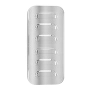 97550 SS VENT DOOR COVER, PLAIN STYLE FOR KENWORTH Light Gray