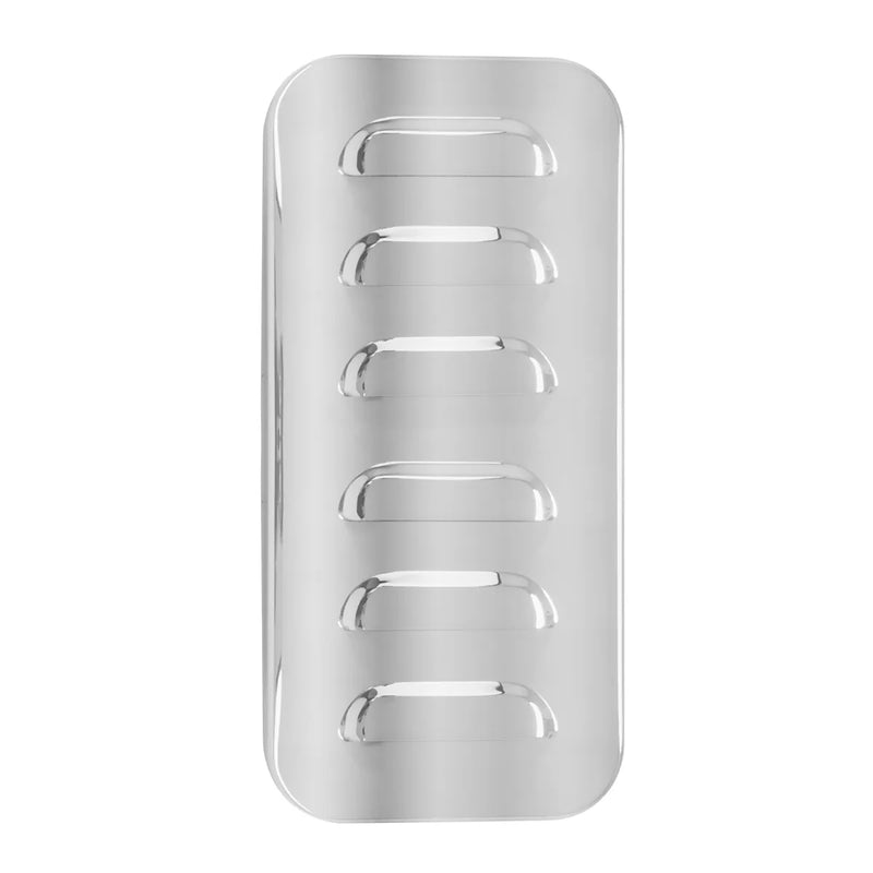 97550 SS VENT DOOR COVER, PLAIN STYLE FOR KENWORTH Light Gray