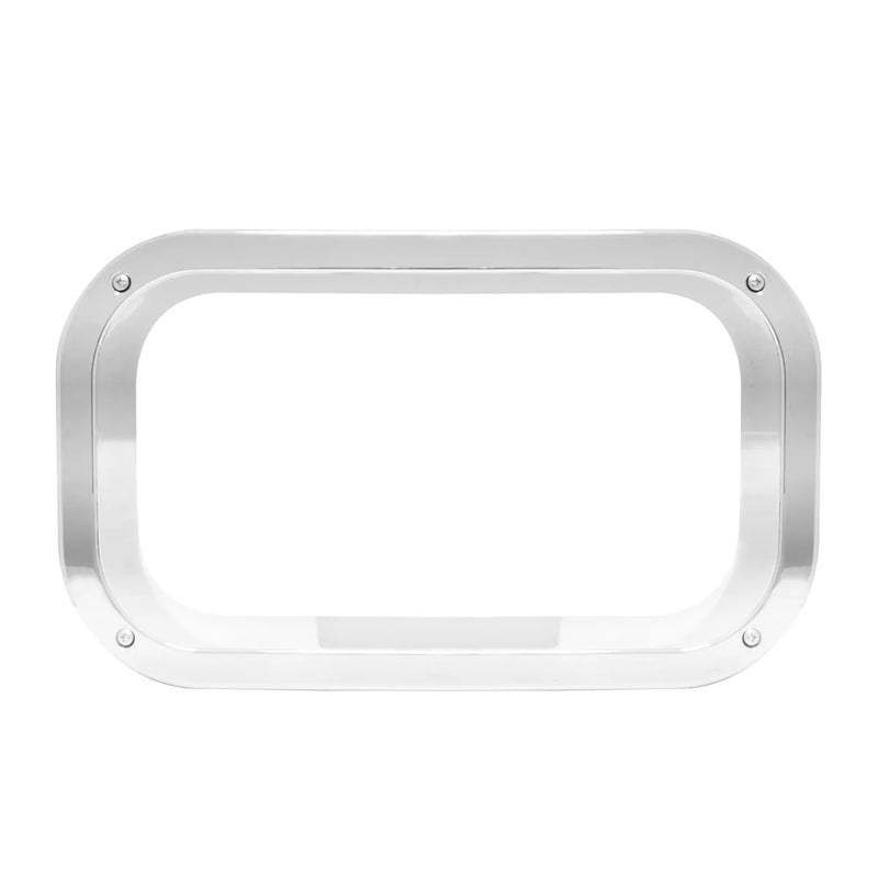 CR. CAB DOOR VIEW WINDOW TRIM FOR FREIGHTLINER FLD/CLASSIC Light Gray