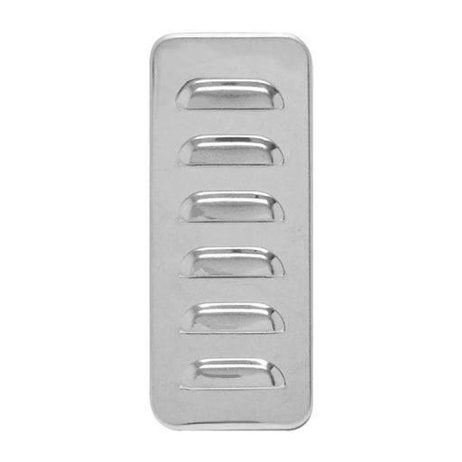 97571 SS VENT DOOR COVER - LOUVER STYLE FOR PETERBILT '90 & DOWN Gray