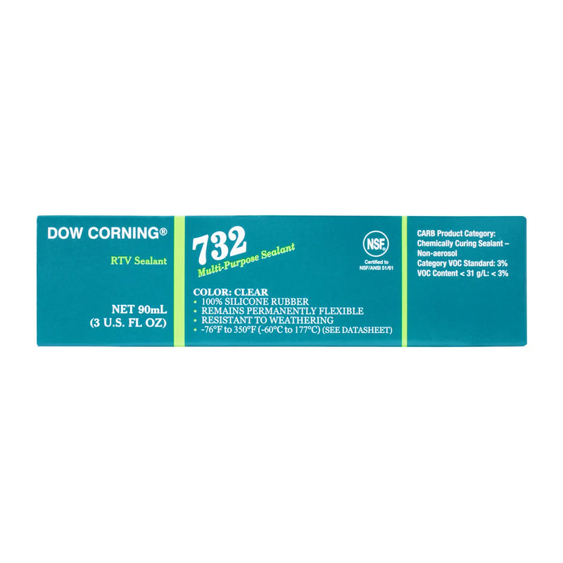 DOW 732 CLEAR SEALANT ADHESIVE Dark Cyan