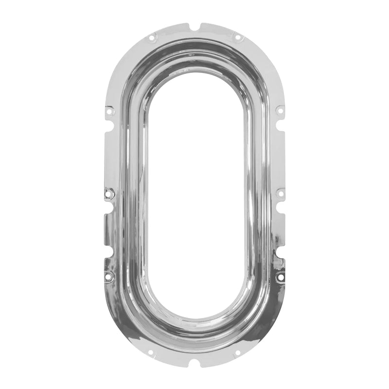 CR. PLASTIC INTERIOR VIEW WINDOW TRIM FOR PETE 2000-04 Light Gray