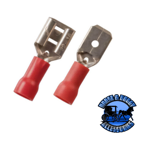 22-18 AWG .250 Tab Vinyl FM Disconnect, 100 Pcs. Sienna