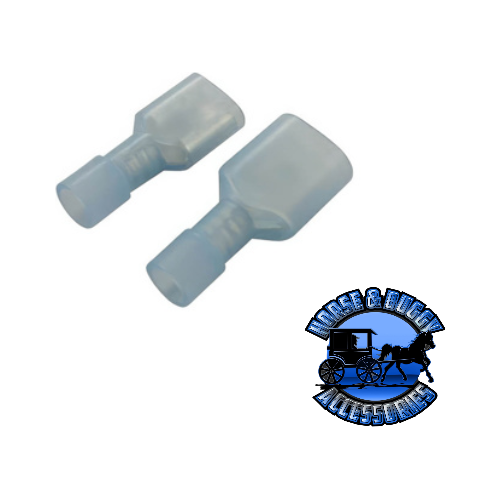 UP-98009 16-14 AWG .250 Tab FI Nylon FM Disconnect, 100 Pcs. Dark Gray